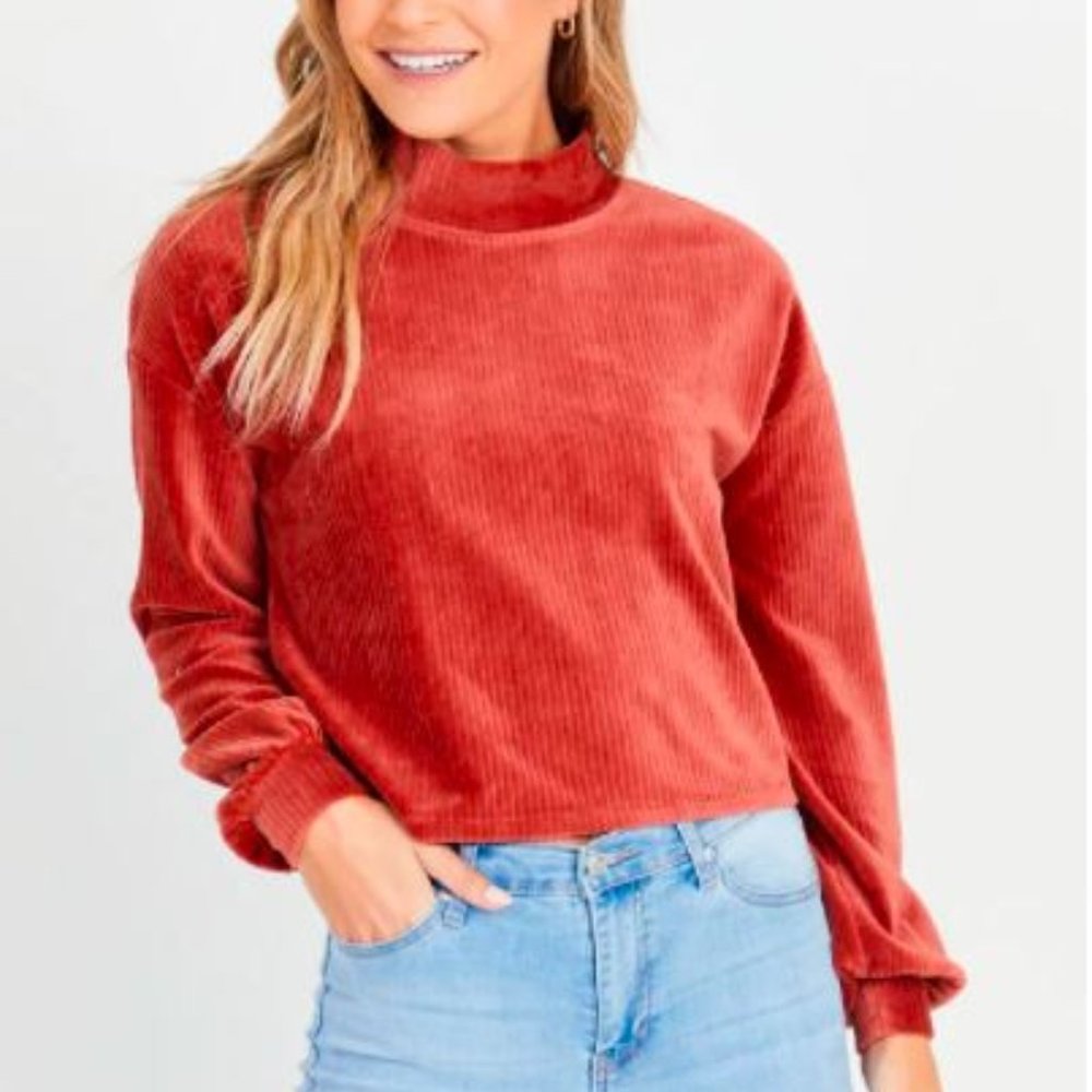 Rachel Mock Neck Pullover